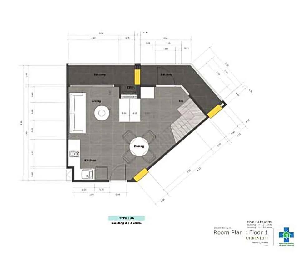 Продажа 1-спальной квартиры в Utopia Loft 59 м² (ID 443)
