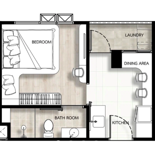 Продажа 1 спальной квартиры в Fantasea Condo (ID 517)