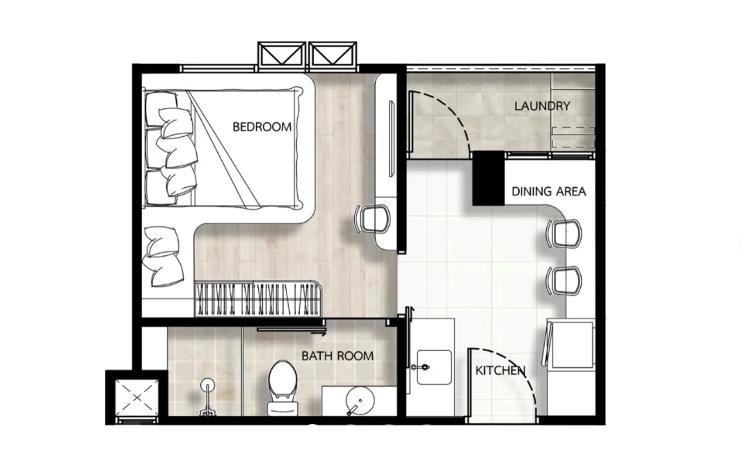 Продажа 1 спальной квартиры в Fantasea Condo (ID 517)