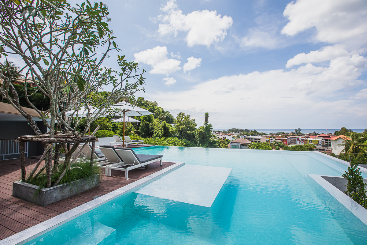 อพาร์ตเมนต์ 1 ห้องนอนพร้อมวิวทะเลในปาล์เมตโต 1 (ID 179)