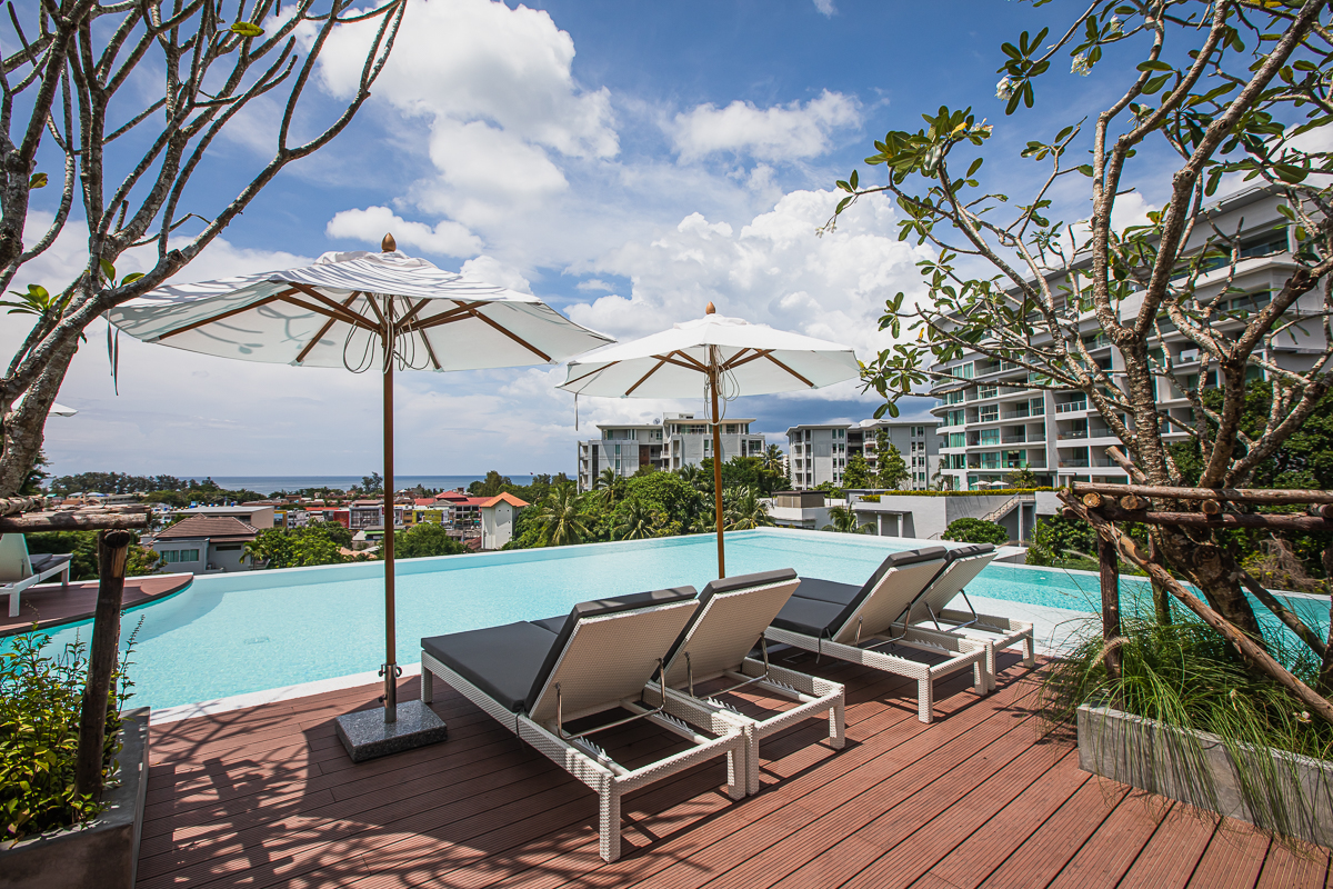 อพาร์ตเมนต์ 1 ห้องนอนพร้อมวิวทะเลในปาล์เมตโต 1 (ID 179)