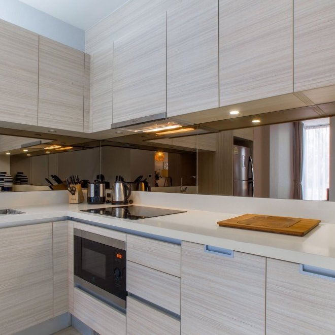 อพาร์ทเมนท์ 2 ห้องนอนในบ้านไม้ขาว (ID 134)