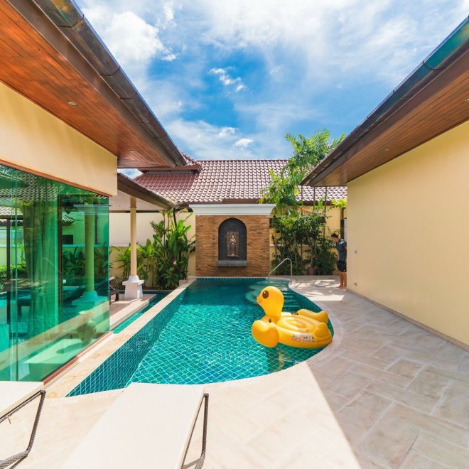 Аренда — роскошная вилла с 3+1 спальнями рядом с пляжем БангТао (ID 288)