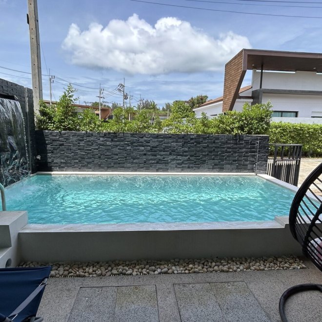 2 спальная вилла с бассейном в Чалонге (ID 1)