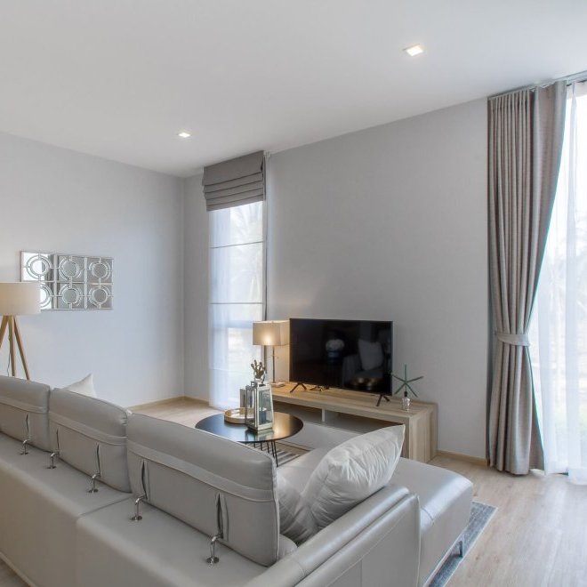 อพาร์ทเมนท์ 2 ห้องนอนในบ้านไม้ขาว (ID 134)