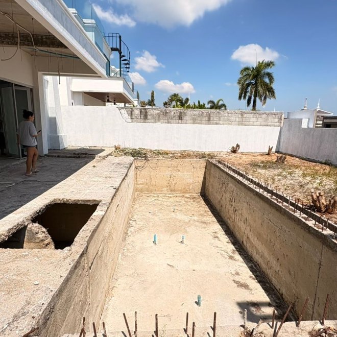 Вилла на этапе строительства (ID 695)