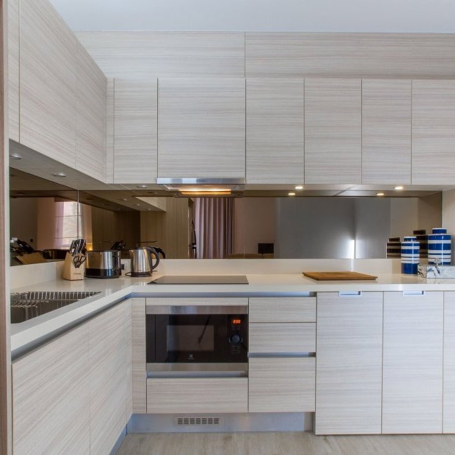 อพาร์ทเมนท์ 2 ห้องนอนในบ้านไม้ขาว (ID 134)