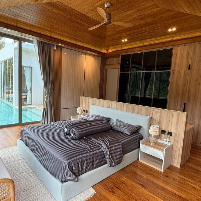 เลคฟร้อนท์วิลล่าบ้านมานิค-5 ห้องนอน (ID 155)