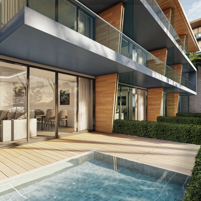Coral Beach Oceanview Resort — 2 спальни (ID 147)