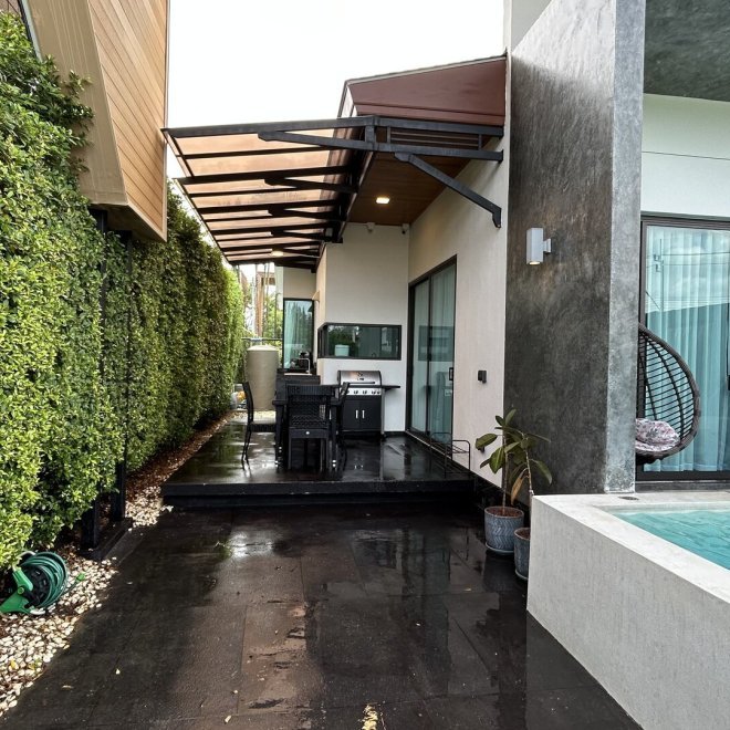 2 спальная вилла с бассейном в Чалонге (ID 1)