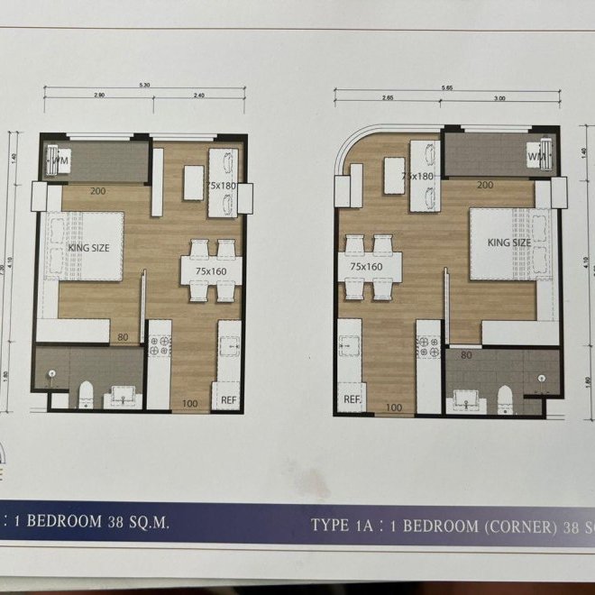 Above Element Condominium — 1 спальня, 35 м², юнит A427 (ID 473)