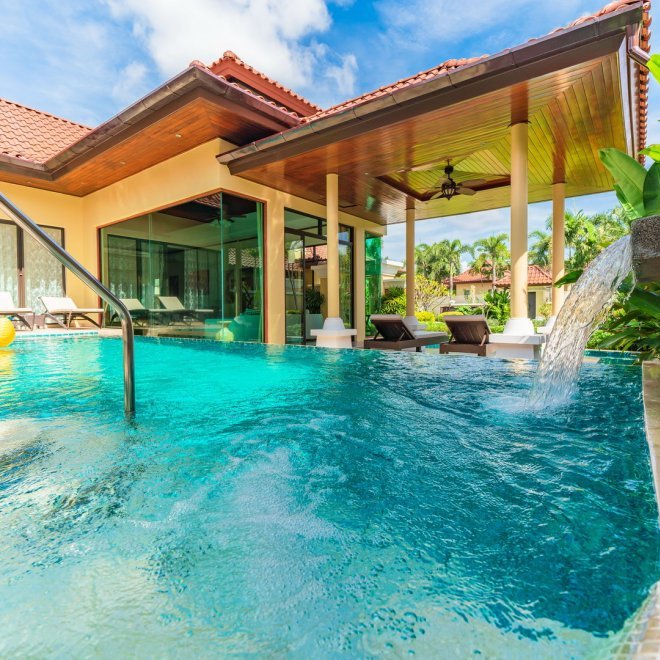 Аренда — роскошная вилла с 3+1 спальнями рядом с пляжем БангТао (ID 288)