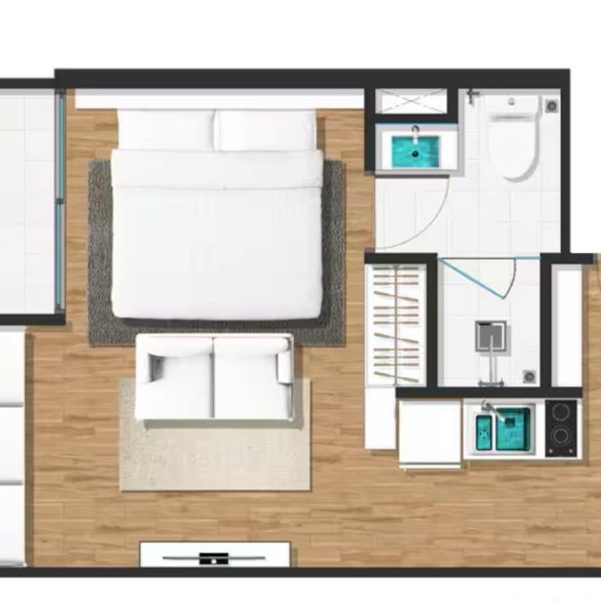 Продажа студии в Proud Rawai, юнит 402 (ID 482)