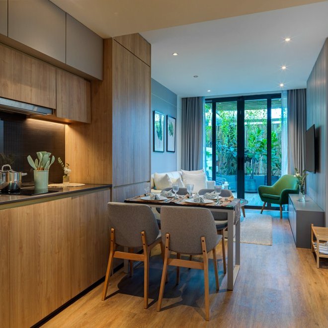 ลายันกรีนพาร์คเฟส 1—2 ห้องนอน (ID 146)