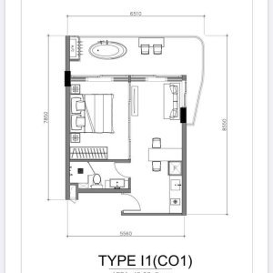 ขายอพาร์ทเม้นท์ 1 ห้องนอนในซันไชน์บีช(โคราบีชรีสอร์ทภูเก็ต 5*) (ID 465)