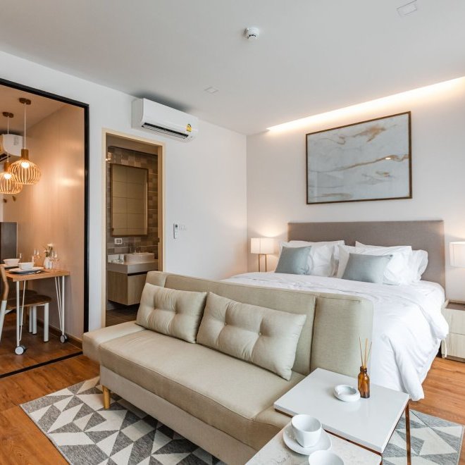 อพาร์ตเมนต์ 1 ห้องพราวด์ราไวย์ยูนิต 303 (ID 218)