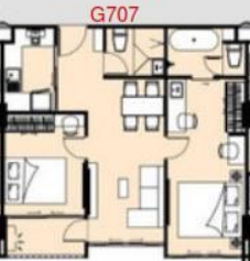 Продажа 2-спальной квартиры в Utopia Urban Glam 60 м² (ID 460)