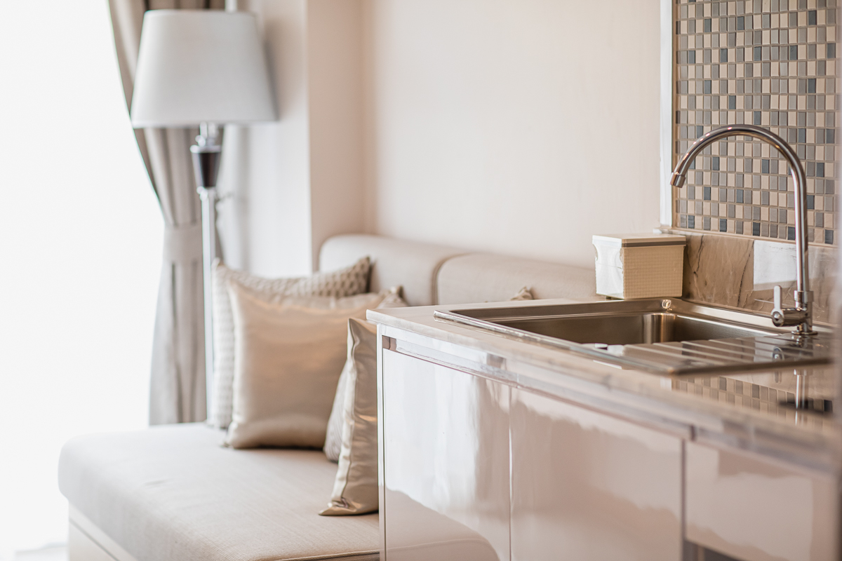 อพาร์ตเมนต์ 1 ห้องนอนพร้อมวิวทะเลในปาล์เมตโต 1 (ID 179)