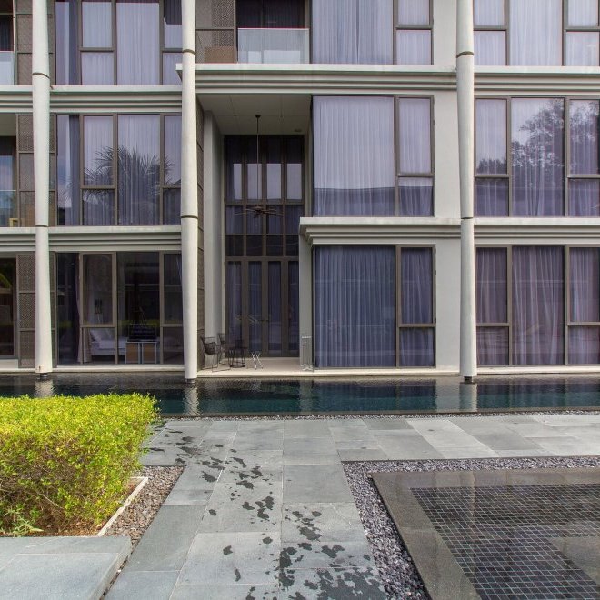 อพาร์ทเมนท์ 2 ห้องนอนในบ้านไม้ขาว (ID 134)