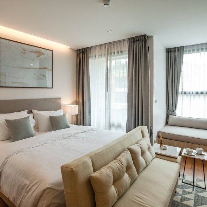 Просторная 1-спальная квартира в The Proud Rawai — юнит 406 (ID 223)