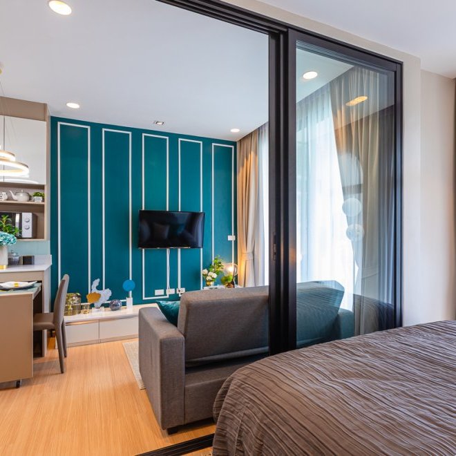 1 ห้องนอน,ยูนิต 603,ปาลเมตโตพาร์ค (ID 175)