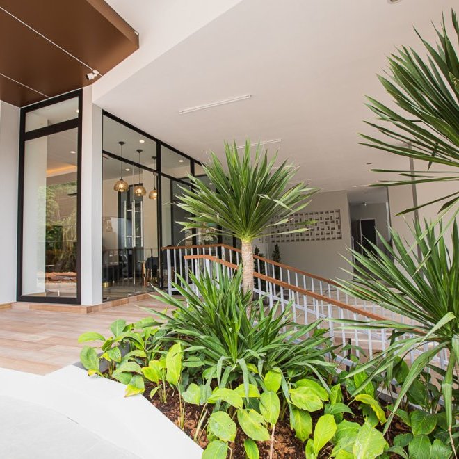 อพาร์ตเมนต์ 1 ห้องนอนพร้อมวิวทะเลในปาล์เมตโต 1 (ID 179)