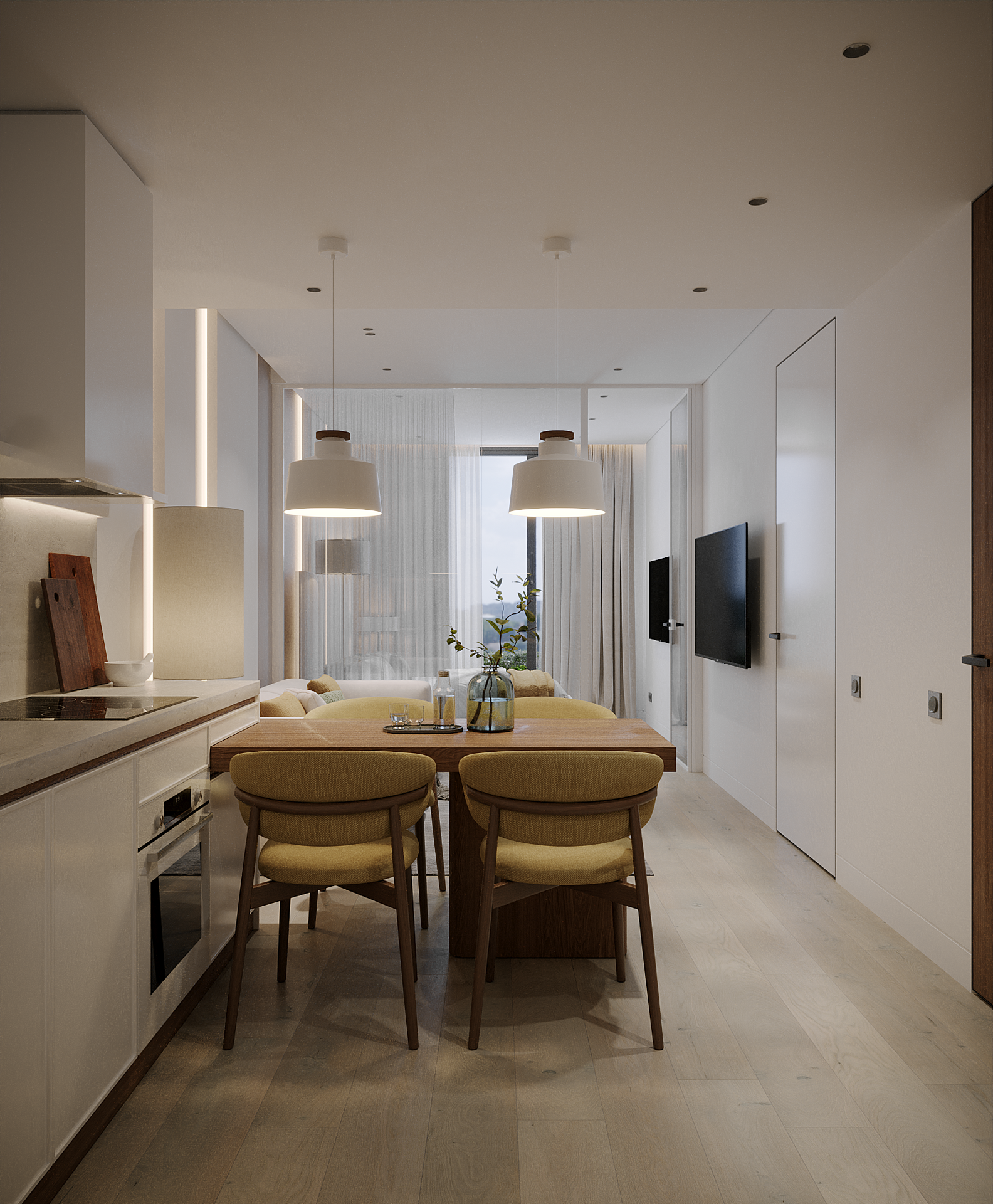 Продажа 2 спальной квартиры в Layan Green Park Phase 2 (ID 540)