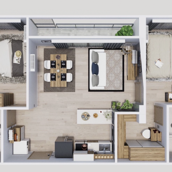 Продажа 1 спальной квартиры в The Space Condominium (ID 514)