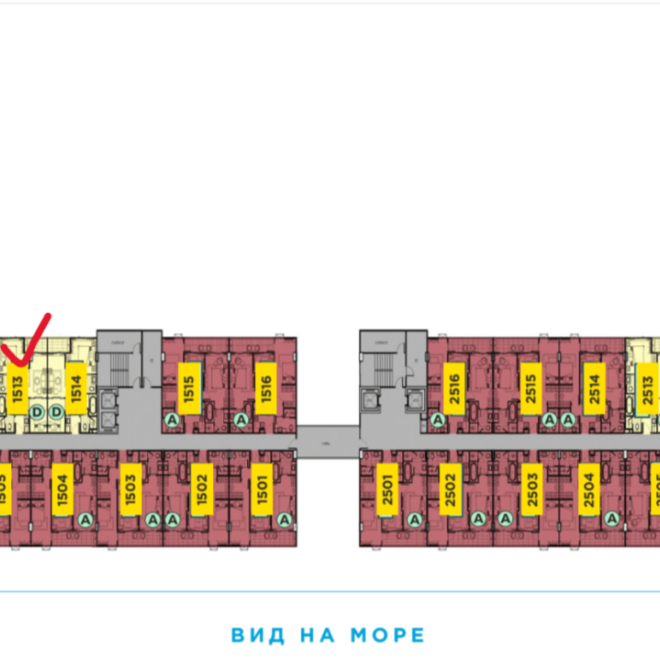 Продажа 1 спальной квартиры в Rawayana North (ID 512)