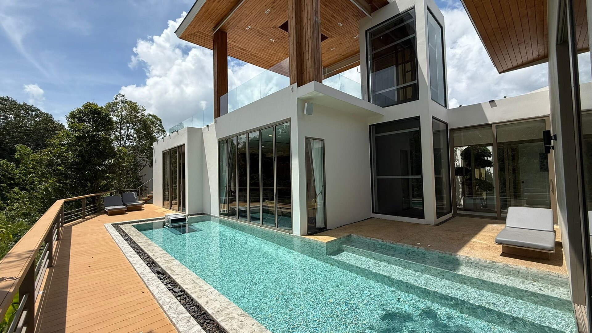 เลคฟร้อนท์วิลล่าบ้านมานิค-5 ห้องนอน (ID 155)