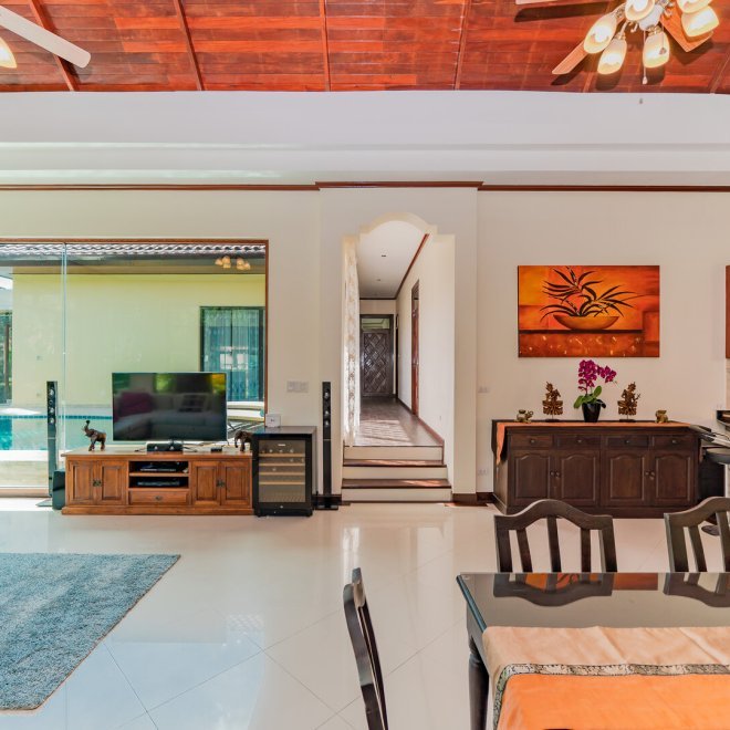 Аренда — роскошная вилла с 3+1 спальнями рядом с пляжем БангТао (ID 288)