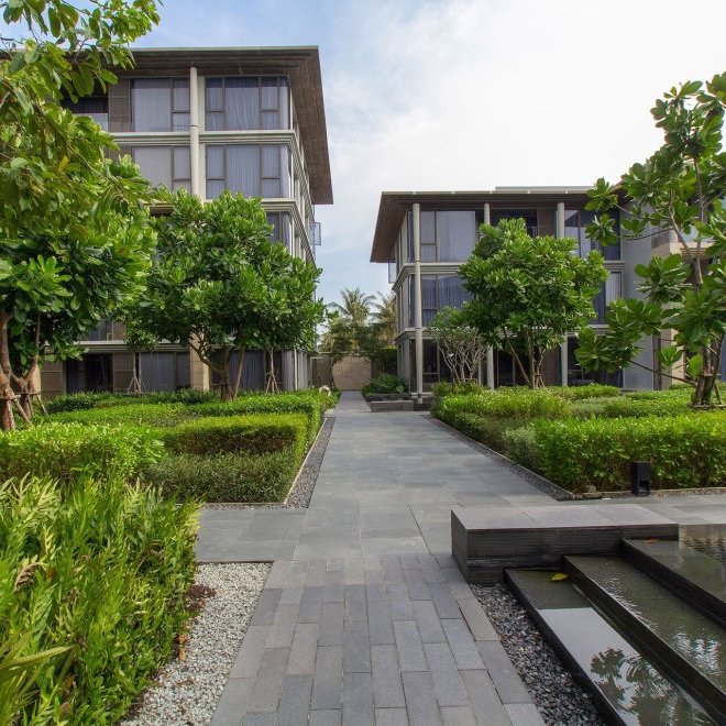 อพาร์ทเมนท์ 2 ห้องนอนในบ้านไม้ขาว (ID 134)