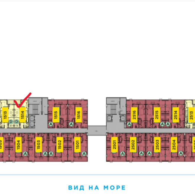 Продажа 1 спальной квартиры в Rawayana North (ID 513)