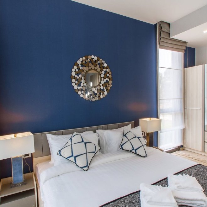 อพาร์ทเมนท์ 2 ห้องนอนในบ้านไม้ขาว (ID 134)