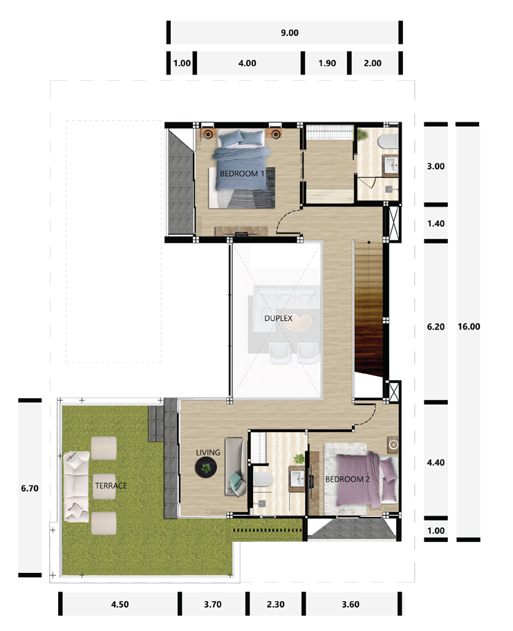 Zenithy Villas — Unit S22, 3 bedrooms, Phuket (ID 255)