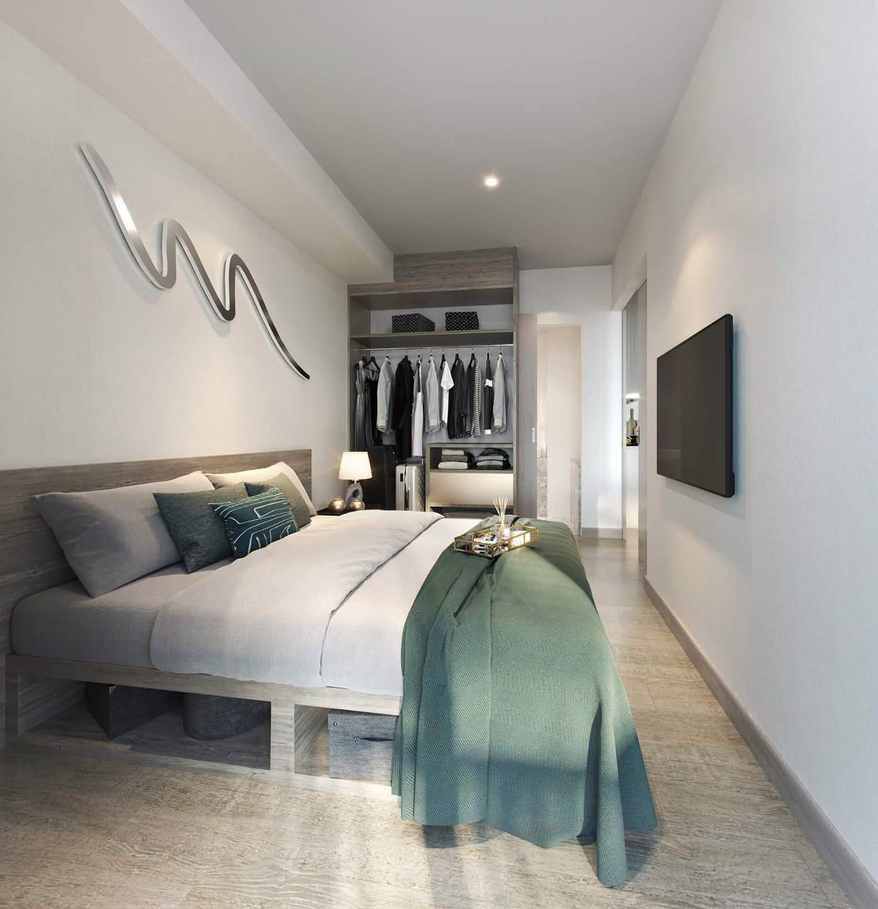 1ห้องนอนลากูน่าสกายพาร์คเซเลสเต (ID 234)