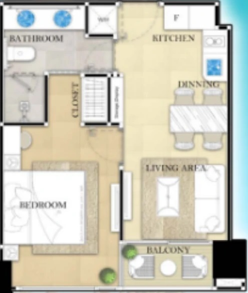 3-к. квартира в новостройке, 146 м² в RIVIERA MALIBU (ID 716)