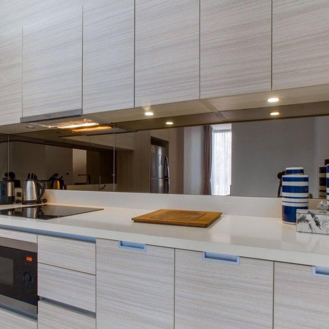 อพาร์ทเมนท์ 2 ห้องนอนในบ้านไม้ขาว (ID 134)