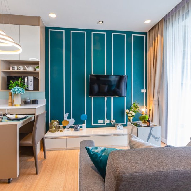 1 ห้องนอน,ยูนิต 603,ปาลเมตโตพาร์ค (ID 175)