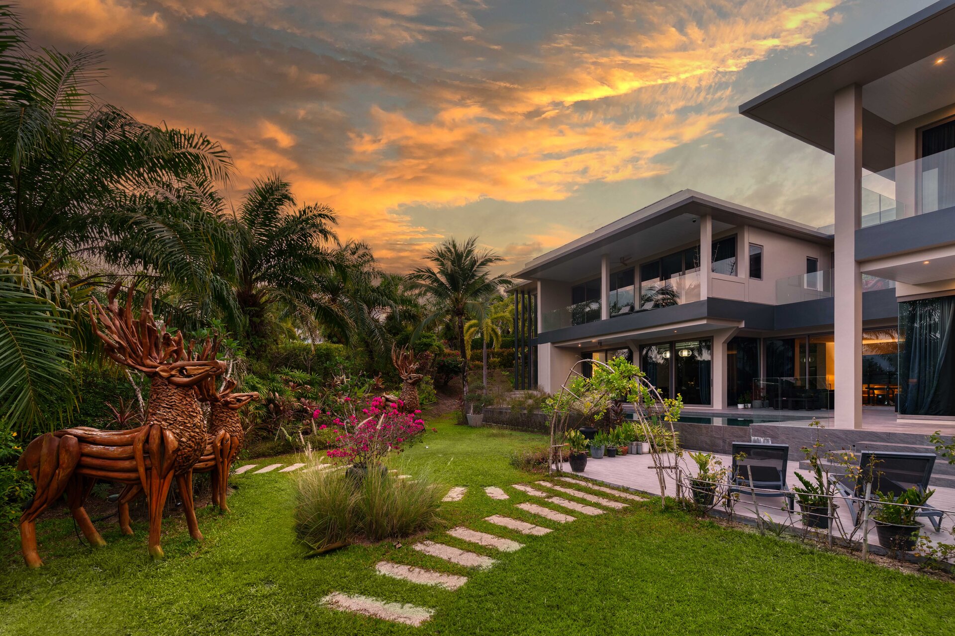 东方现代风格的专属住宅 (ID 302)