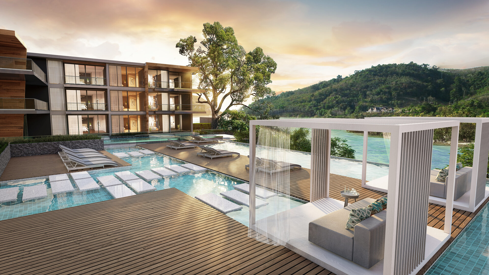 Coral Beach Oceanview Resort — 2 спальни (ID 147)