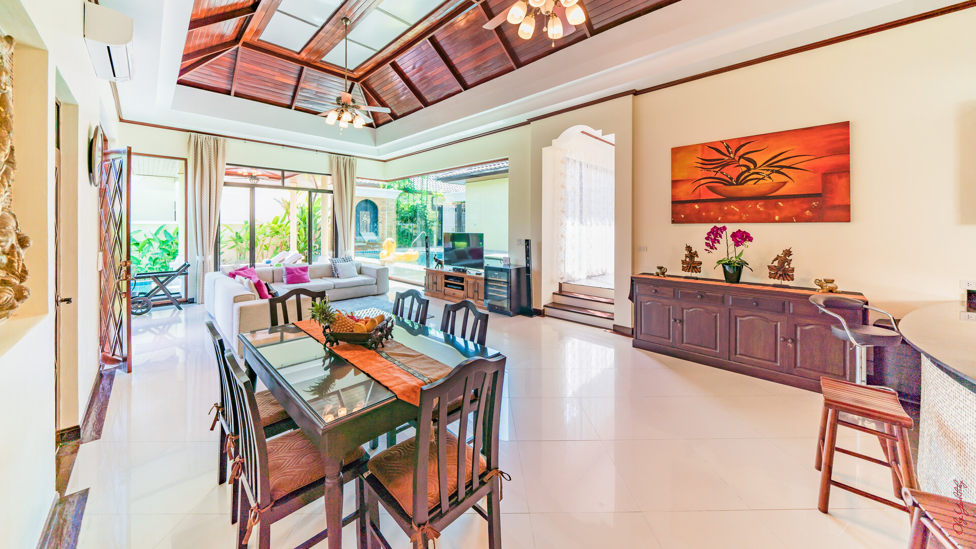 Аренда — роскошная вилла с 3+1 спальнями рядом с пляжем БангТао (ID 288)