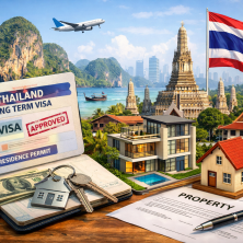 Иллюстрация к статье: Долгосрочные визы через покупку недвижимости в Таиланде в 2026: обновленные правила для пенсионеров, цифровых кочевников и Elite Visa