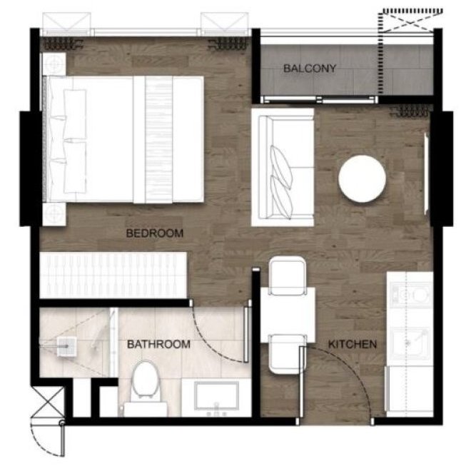 Продажа студии в Vip Venus Karon (ID 489)