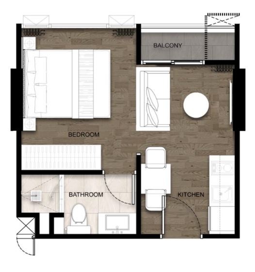 Продажа студии в Vip Venus Karon (ID 489)