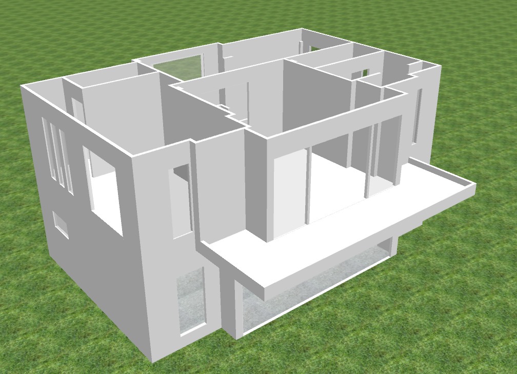 Вилла на этапе строительства (ID 695)