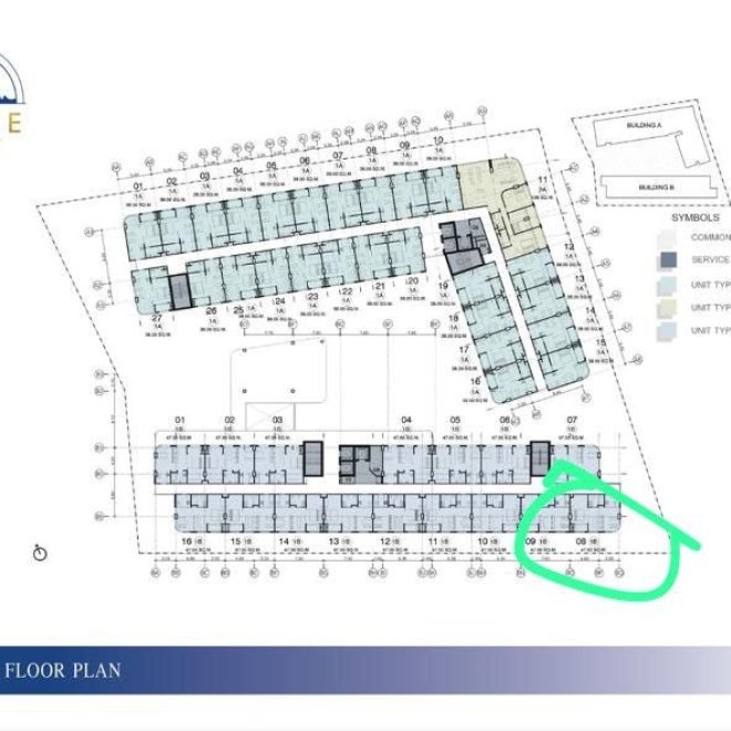 Above Element Condominium — 1 спальня, 47 м², юнит В308 (ID 474)