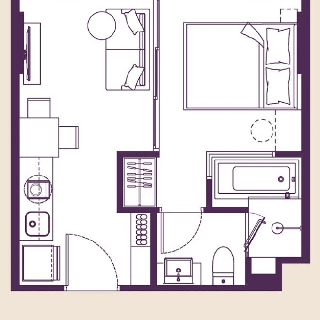 So Origin Bangtao的1卧室公寓 (ID 50)