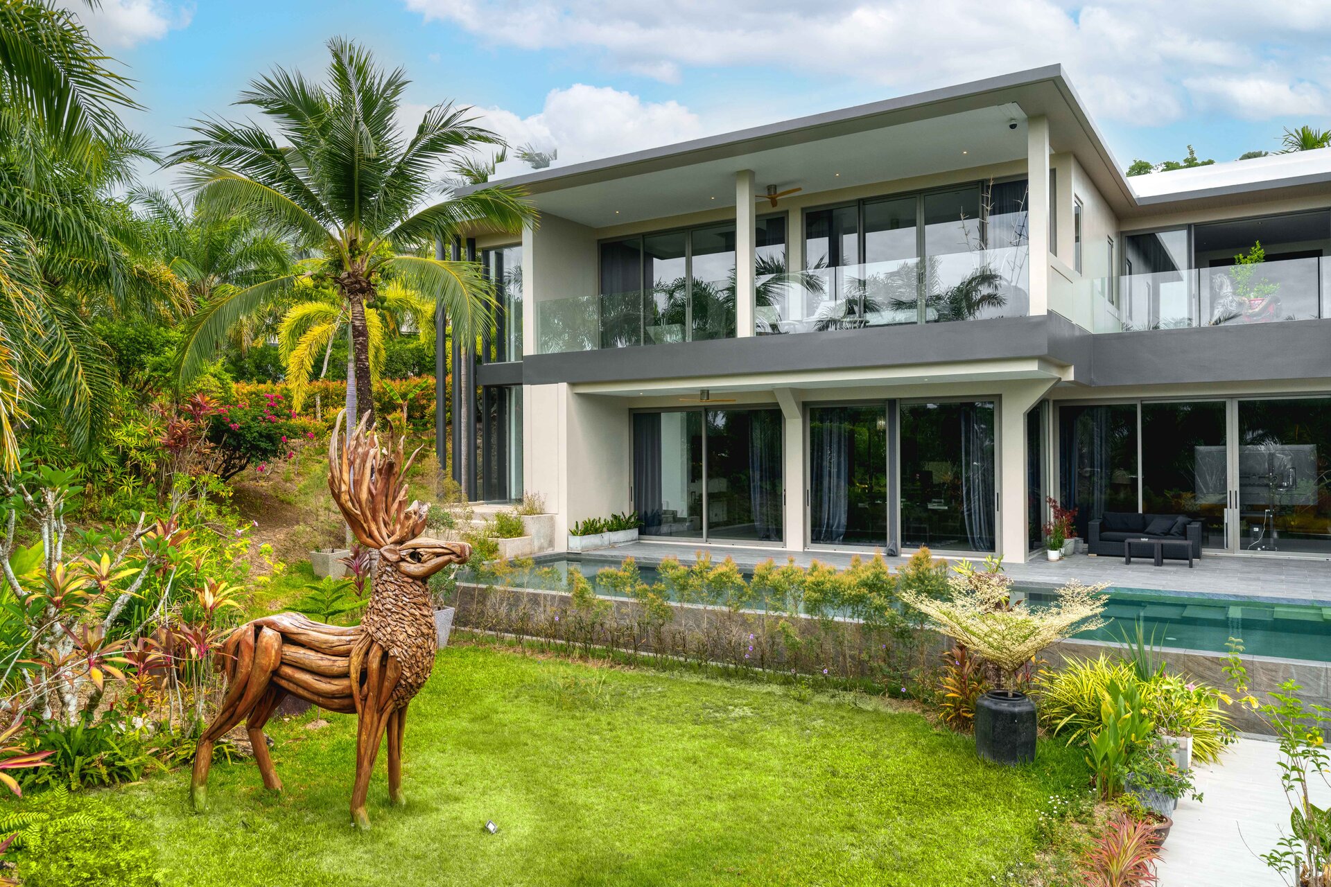 东方现代风格的专属住宅 (ID 302)