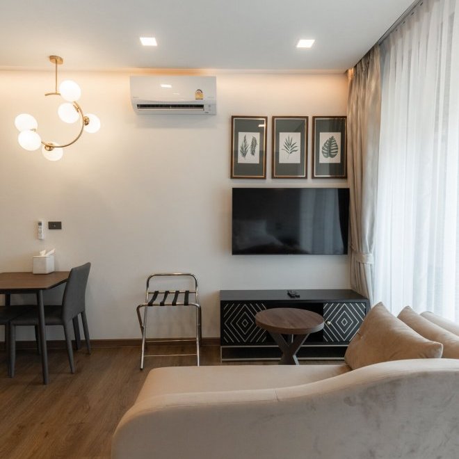 อพาร์ตเมนต์ 1 ห้องนอนเดอะพราวกะรน-ยูนิตบี 614 (ID 215)